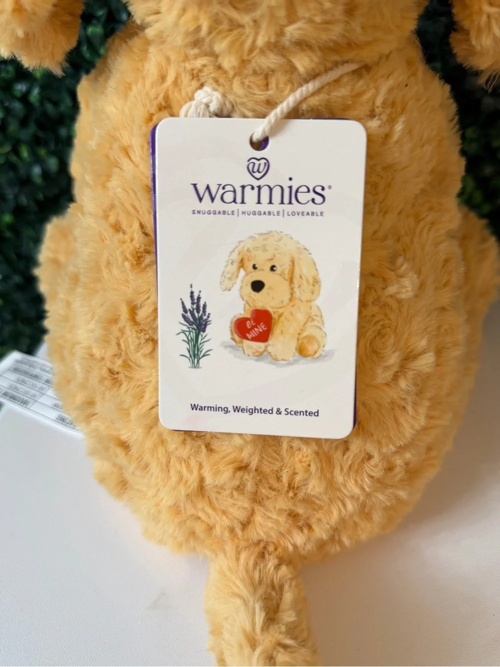 Warmies Puppy Be Mine limited edition (NEW) Lavender Scented